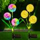 Solar Dandelion Flower Garden Lights Outdoor Waterproof Decoration Solar Fower Light for Garden Lawn Yard Art Wedding Decoration