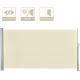 Side Awning, Extendible 160x300cm, Beige, Privacy Screen, Made Of Polyester