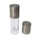 2 in 1 plastic jar 258g 80ml stainless steel pepper mill