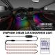 USB Rhythm Flashing LED Foot Sole Breathing Symphony Dream Car Atmosphere Light