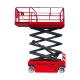 Red Self Propelled Scissor Lift 450kg Mobile Man Lift 10m Height