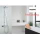 Dual Handle Thermostatic Bathroom Shower Systems Floor Stand High Strength