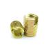 SUS303 self tapping threaded inserts for wood M2 M3 M4 3/4