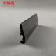Black PVC Base Board Indoor Moisture Proof Skirting PVC Profile For Home