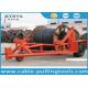5 Ton Cable Reel Trailer , Cable Drum Carrier for stringing with automatic