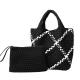 Travel Hand-Knitted Straw Woven Bag Beach Basket Handbag Weave Bag