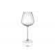 Food Grade Lead Free Vertical Stripes Crystal Wine Glasses 590ml Red Wine Glass Cup
