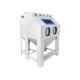 293KG Weight Industrial Sand Blasting Machine For Alloy Steel Mold Rust Removal