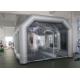 8m Oxford Cloth Inflatable Spray Booth With 4 Filters For Car Washing / Painting