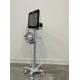 Neonate 3 Inch Silent Wheels Medical Monitor Trolley Aviation Aluminum Matieral