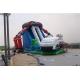 Castle Style Bounce House Water Slide Combo Rentals , Double Lane Water Slide