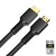 Hdr 48gbps Aoc 8K HDMI Cable Male To Male High Speed Black