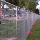 Galvanized Welded Temporary Steel Fence Building Site Temporary Fencing 3.0mm