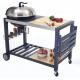 Outside Commercial Kitchen Equipments Charcoal BBQ Grill With Cabinet And Table