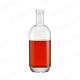 Acceptable Customer's Logo Transparent Boston Round Glass Bottle 700ml 750ml 1000ml