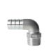 304 Stainless Steel Casting Parts Pagoda Joint Male 90 Elbow For Pipe Fittings