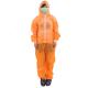 Breathable Disposable Microporous Coverall , Lightweight Non Woven Isolation Gown