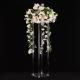 Custom Perspex Acrylic Flower Pedestal Stand Display 80cm