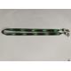 Custom Made2.0*90cm  Double Hook Flat Polyester Lanyard For Whistle / Id Card Holder
