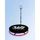 Remote Control Automatic 360 Photo Booth With Ring Light And Selfie Holders