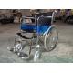 Surgical Care Folding Steel Wheelchair With Solid Castor