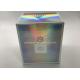 Small Folding Cardboard Gift Boxes , Foil Holographic Gift Box Advertising Paper Packaging