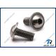 304/316/18-8 Stainless Steel Hex Socket Round Flange Washer Head Machine Screws