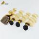 Brazilian Remy Human Hair Ombre Blonde Hair 3 Bundles 1b/613 Body Wave