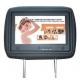 7 Inch Taxi Digital Signage , Touch Screen Taxi Headrest LCD Digital Signage
