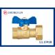 Female Female Revolving Nut HPB 57-3 T Handle Ball Valve