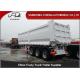 3 Axles 25 Cubic Meters Double Tires 30T Dump Semi Trailer