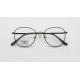 Retro Unisex Round Optical Full-flex Memory Titanium Optical Eyeglasses full Rim Frame in two-tones for men women