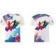 Printed Oversize T Shirt  Plus Size Quick Dry Gym Fit T Shirt