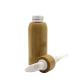 Empty Lotion Pump Bamboo Cosmetic Containers Lotion Bottles  Inner Plastic 120ml