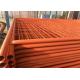 Temporary Construction Fencing Panels OD 32mm wall thick 1.8mm Max Construction Fence 50mm*150mm