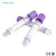 Disposable ISO9001 Blood Test Vacuum Tubes Medical EDTA k3/k2 With Lavender Top
