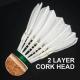 High Speed 74-75-76-77-78 PU Cork And Goose Feather Badminton Shuttlecock