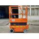 Electric Industrial Scissor Lift With Width 0.76m Elevator Compact Dimensions