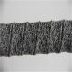 Dark Grey Colour Outdoor Furniture Rope , 10mm Braided Webbing For Dinner Chair