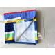 100% Cotton thick stripe rainbows beach towel with logo custom print organic cotton beach towel