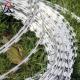 Modern Security Fencing Stainless Steel Barbed Wire Age Resistance