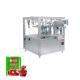 Sauce Stand Up Zipper Pouch Packing Machine Multi Function 80 Bags/Min Capacity