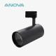 Movable Black Single Spotlight 220V 35W Adjustable Led Track Lighting