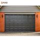 16X7 18X8 Clear Roll Up Side Sliding Garage Doors Commercial Plexiglass Fiberglass