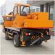 Homemade Chassis Hydraulic Mobile Truck Crane 12000kg Rated Loading Capacity