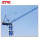 ZTL186 Luffing Tower Crane 10t Capacity 50m Jib Length 1.8t Tip Load Hoisting Equipment