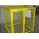 Multi Colors Flammable Storage Cage , Gas Bottle Safety Cages Removable