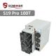 3000W ASIC Crypto Miner S19 Pro 100T Advanced Chip Technology