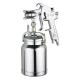 Spray Gun with1000ml Aluminum Cup Polished Color Handle 2.5mm Nozzle Tip Siphon Feed Type