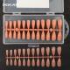 Logo Customers' Logo Short Custom Size Curved False Flat Square Nails Press On Full Cover Tip Kit Soft Gel X Nail Tips